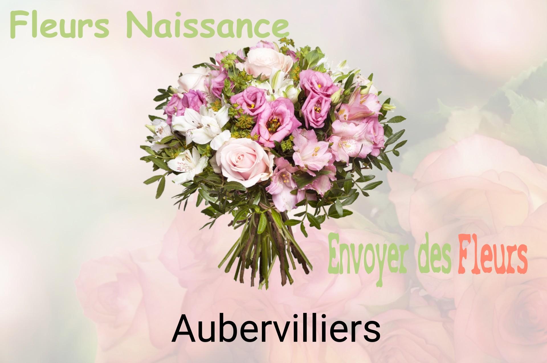 Bouquet de fleurs de naissance livré à Aubervilliers